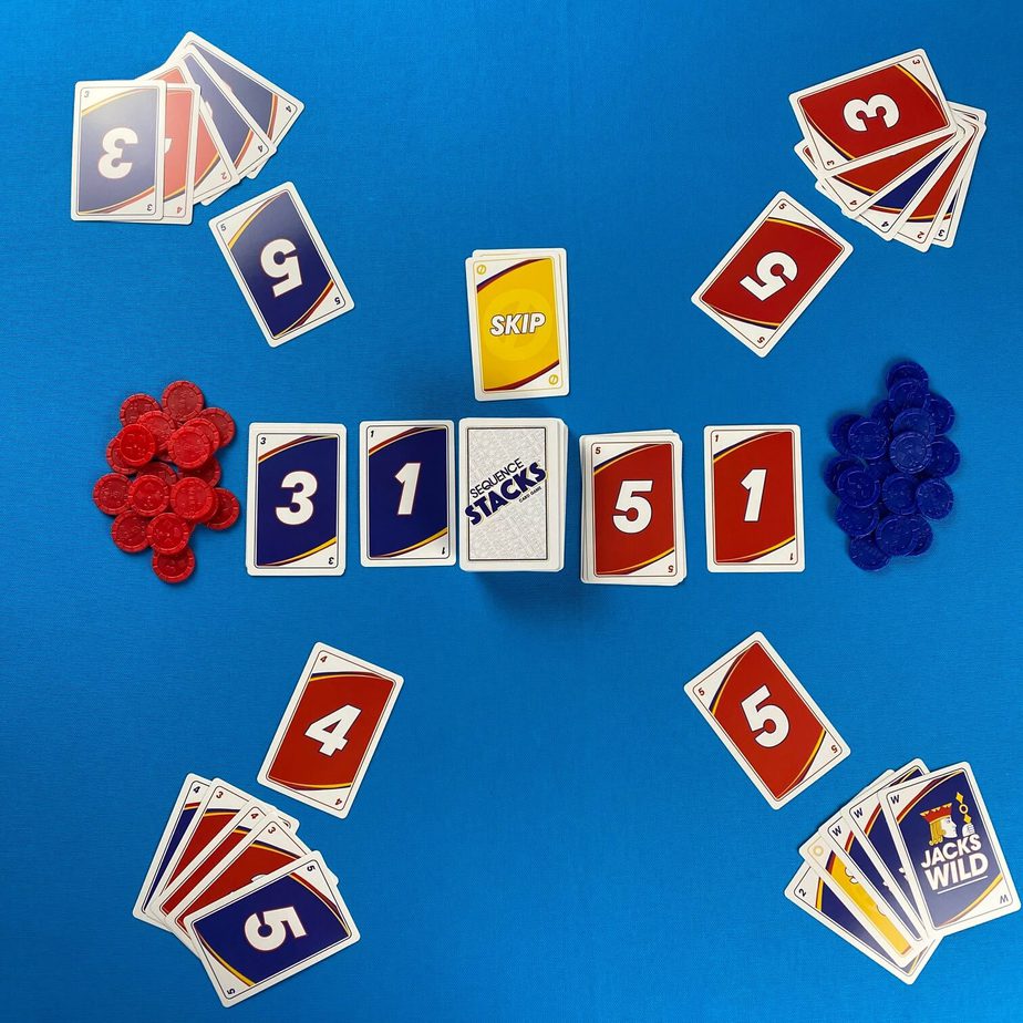 SEQUENCE STACKS Game Rules How To Play SEQUENCE STACKS
