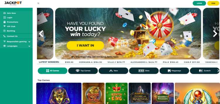 Jackpot Island – One of the Best Instant Withdrawal Casinos in Ireland