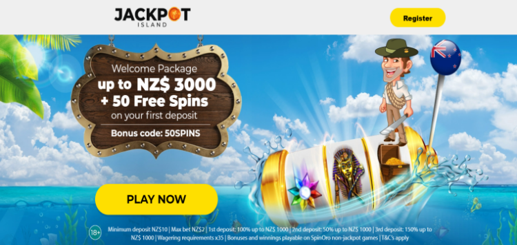Jackpot Island – Best NZ Mobile Casino for Welcome Bonuses
