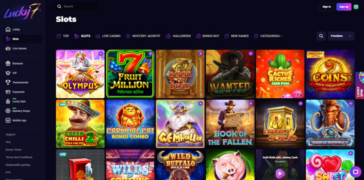 Lucky7even - Best New Slots Sites in Canada