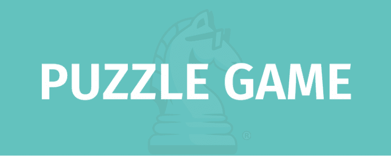 PUZZLE GAME Game Rules - How To Play PUZZLE GAME