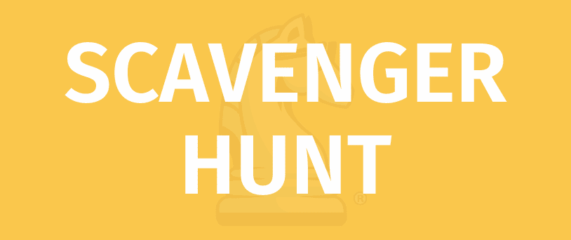 SCAVENGER HUNT Game Rules - How To Play SCAVENGER HUNT