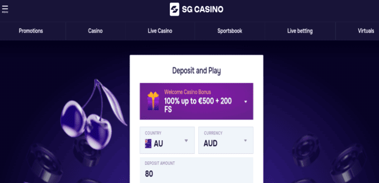 SG Casino – Best Instant Payout Casino in Australia for Diverse Withdrawal Methods