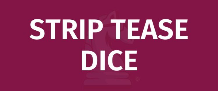 STRIP TEASE DICE rules title