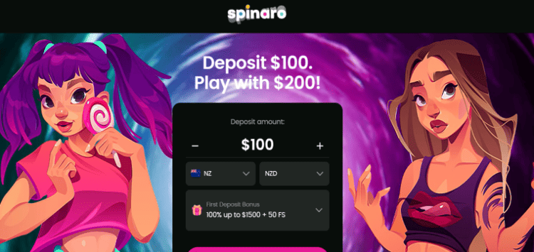 Spinaro – Best NZ Mobile Casino for Sports Cashback