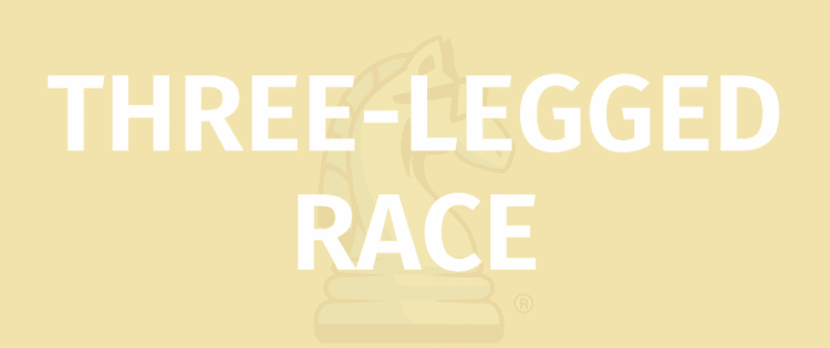 THREE-LEGGED RACE, THREE-LEGGED RACE game rules, title
