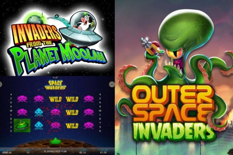 Video Game Slots outer space invader