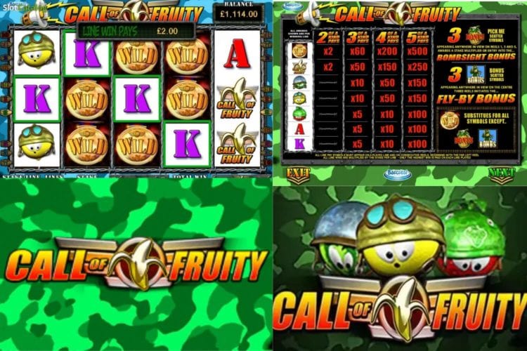 Video Game Slots call of fruity