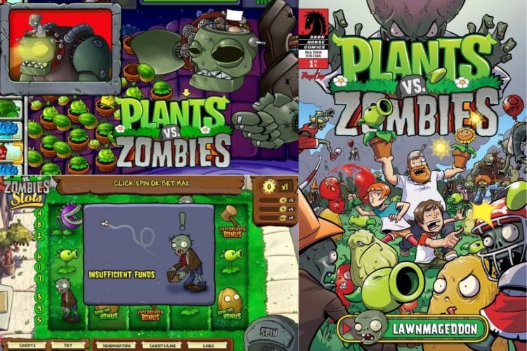 Video Game Slots plants vs zombies