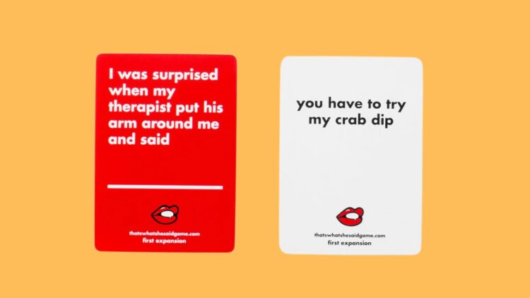bachelorette party games - that's what she said