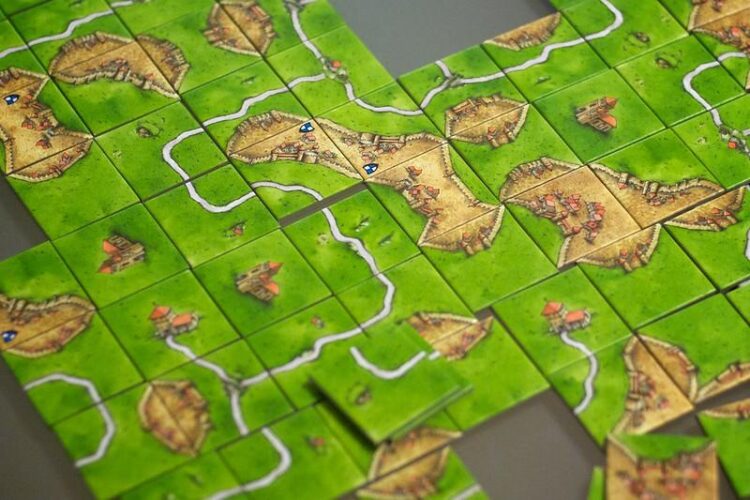 carcassonne game board
