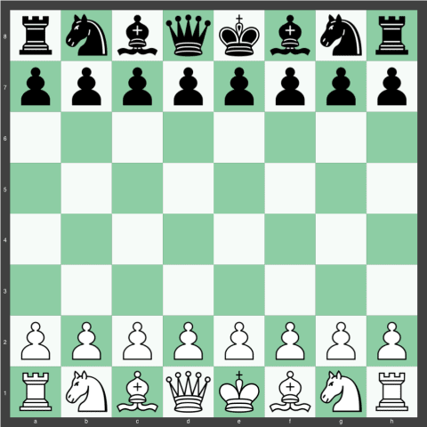 Chess rules board 