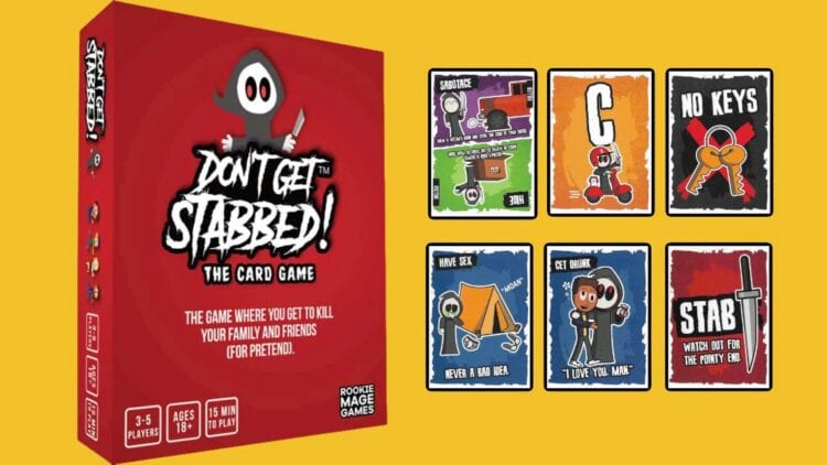 don't get stabbed game cards