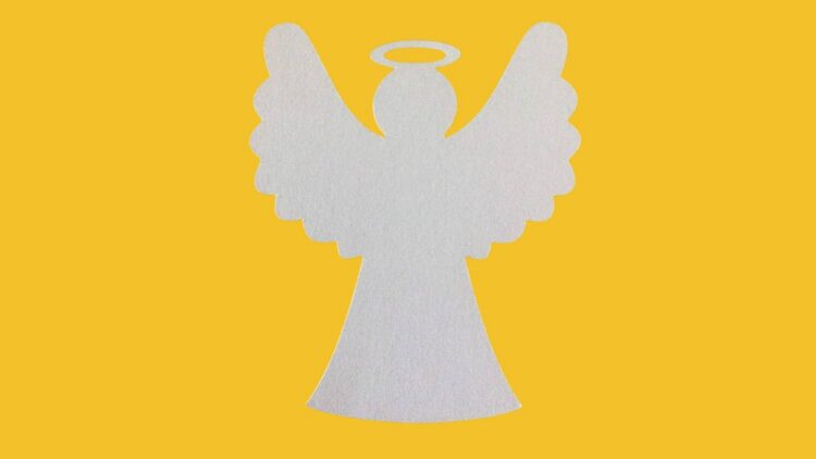 a paper angel for the finds the angels church game for easter