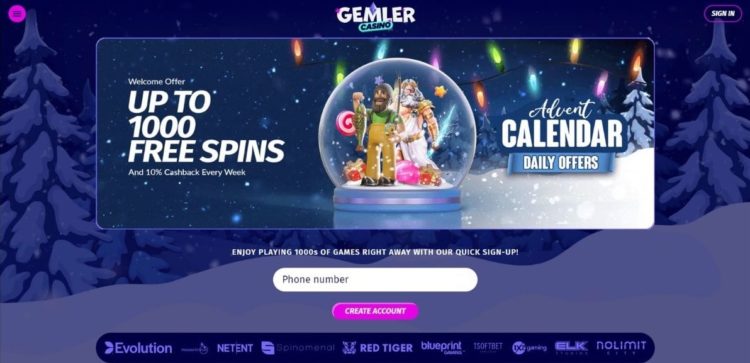 gemler casino home page
