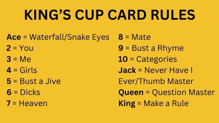 king's cup rules