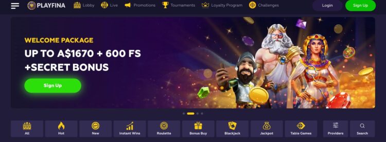 playfina casino bonus australia 2025